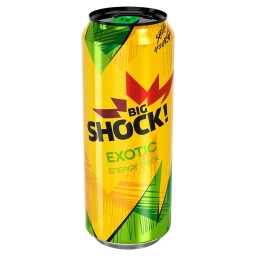 Big Shock! Exotic energetický nápoj sycený 500ml